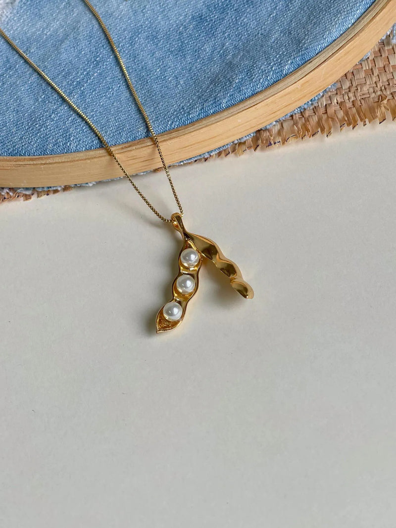 Colar Soja com Pérolas